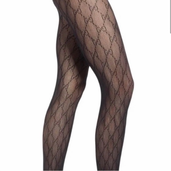 Gucci Black interlocking GG tights - Picture 3 of 8